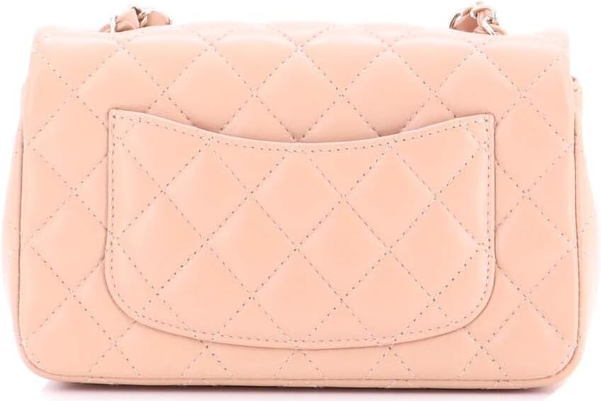 Chanel, Classic Single Flap Bag Quilted Lambskin Mini, Neutral