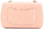 Chanel, Classic Single Flap Bag Quilted Lambskin Mini, Neutral