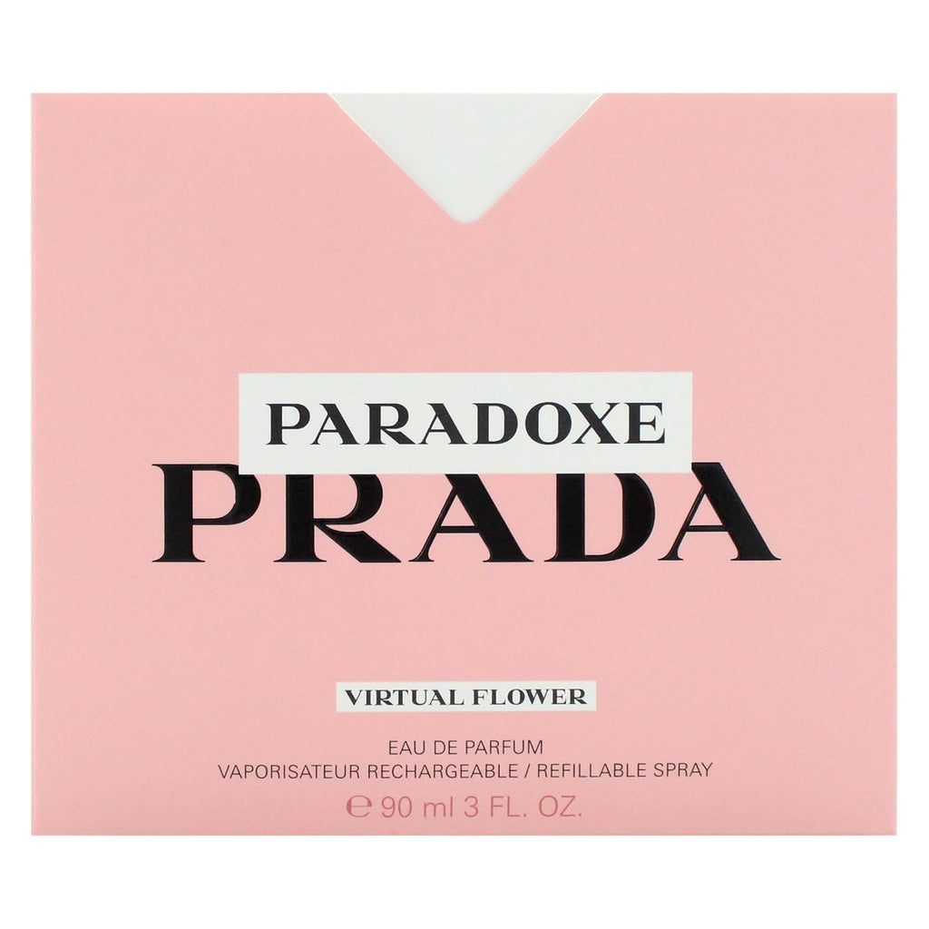 Prada Paradoxe Virtual Flower Eau De Parfum Spray for Women, 3.0 Ounce (Refillable)