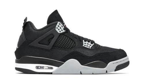 Nike Air Jordan 4 Retro SE Black Canvas DH7138-006 Men's Size - Damaged Box