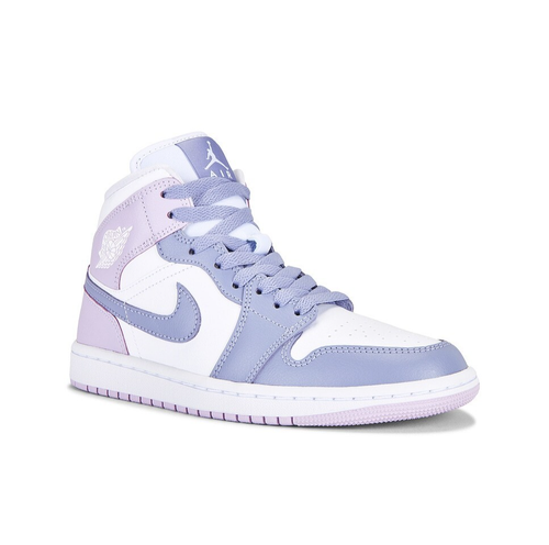Nike Air Jordan 1 Mid Indigo Haze Doll White BQ6472-510 Women's Size