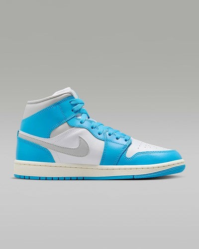 Nike WMNS Air Jordan 1 Mid "Dark Powder Blue/White" BQ6472-400 [US 5.5-12]