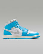 Nike WMNS Air Jordan 1 Mid "Dark Powder Blue/White" BQ6472-400 [US 5.5-12]
