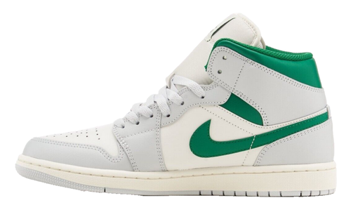 Nike Air Jordan 1 Mid White Pure Platinum Pine Green DQ8426-142 Men's Size