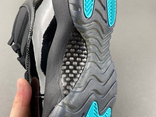 Jordan 11 Retro Black Blue Edition • Gloss Upper • Classic High Style