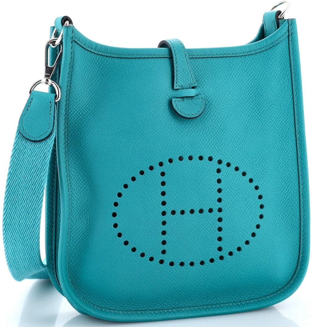 Hermès, Evelyne Bag Gen III Epsom TPM,Bleu Paon