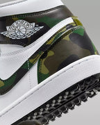 Nike Air Jordan 1 High Golf "Camo/White" DQ0660-300 Men's Sneakers [US 7-12]