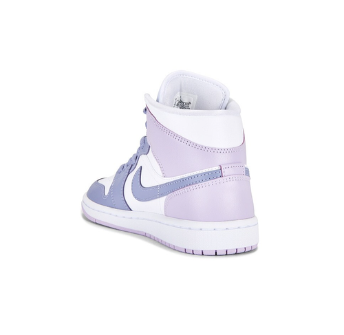 Nike Air Jordan 1 Mid Indigo Haze Doll White BQ6472-510 Women's Size