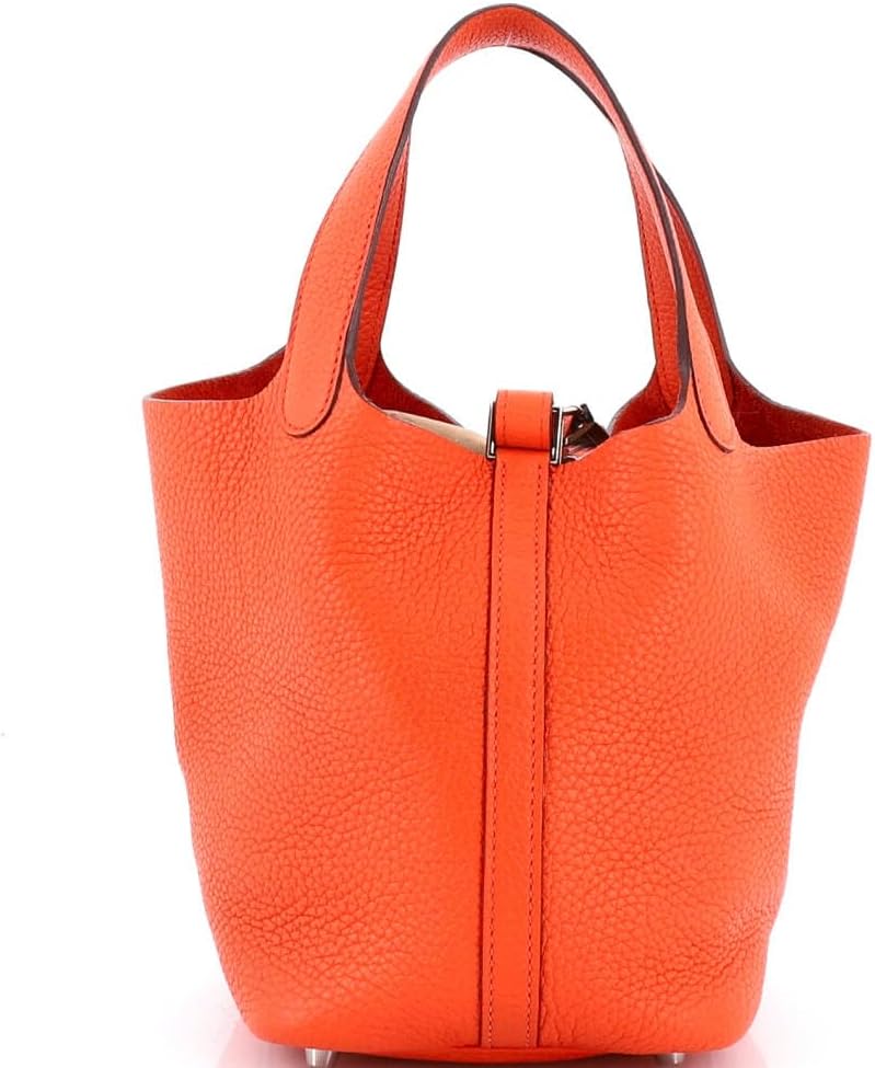 Hermès, Picotin Lock Bag Clemence PM,Orange Poppy