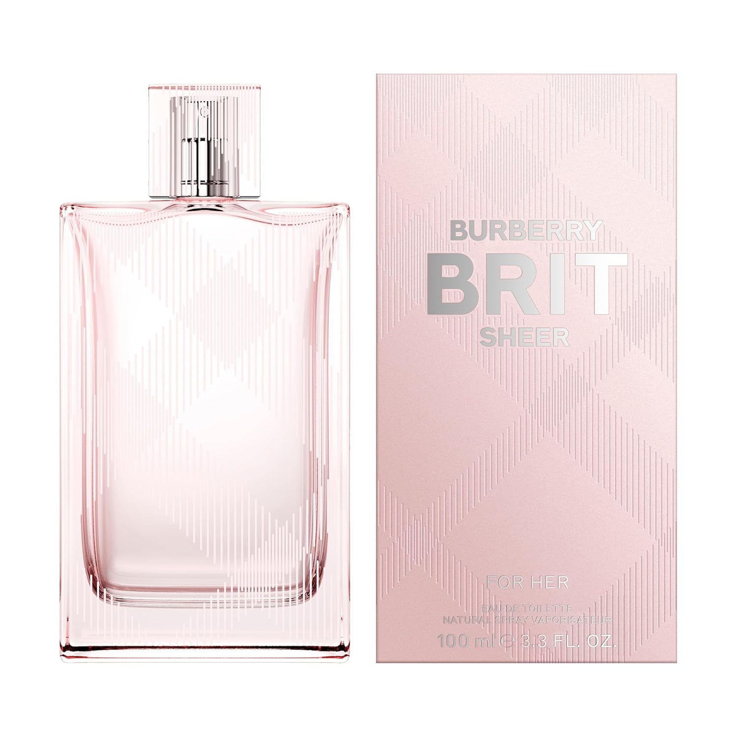 Burberry Brit Sheer Eau de Toilette – Women's Floral Perfume – With Notes of Musk, Black Grape, Pink Peony & White Musk – Long Lasting Fragrance
