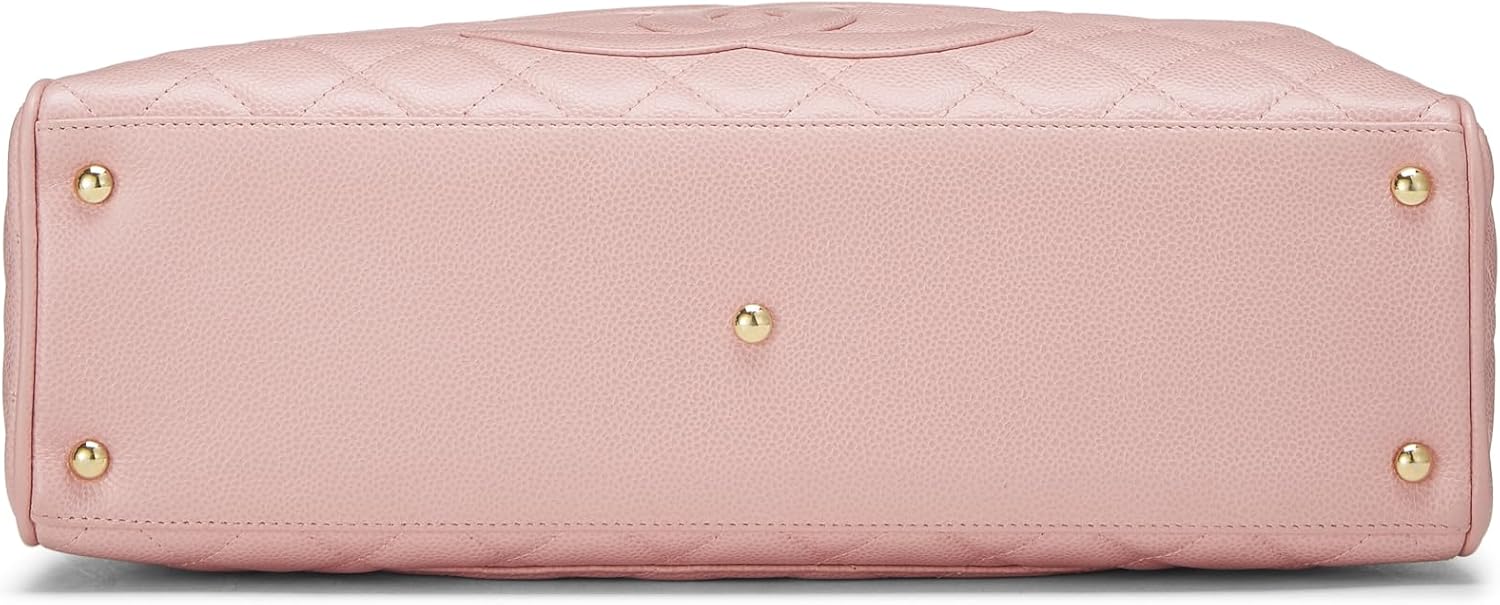 Chanel, Pink Quilted Caviar Bowler Medium, Pink