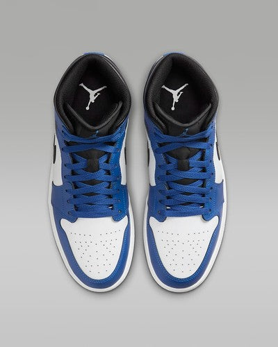 Nike Air Jordan 1 Mid "Game Royal/White/Black" DQ8426-402 Sneakers [US 7-15]
