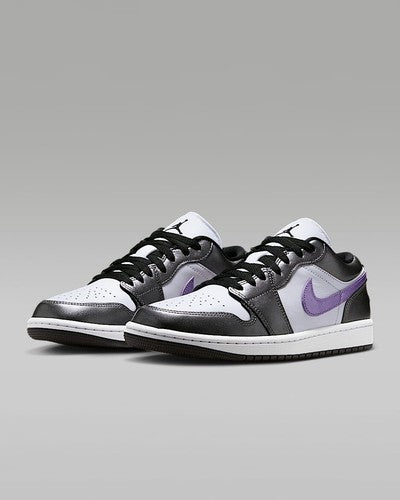 Nike WMNS Air Jordan 1 LOW SE "White/Black/Grape Ice" HJ5910-105 Sneakers