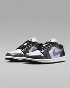 Nike WMNS Air Jordan 1 LOW SE "White/Black/Grape Ice" HJ5910-105 Sneakers
