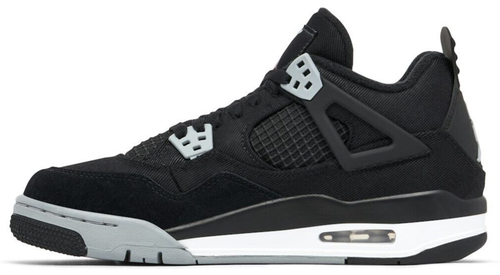 Nike Air Jordan 4 Retro Black Canvas DV0553-006 GS & Women's Size