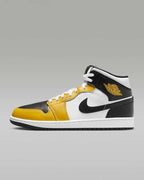 Nike Air Jordan 1 Mid "Yellow Ochre" DQ8426-701 Men's Sneakers [US 7-13]