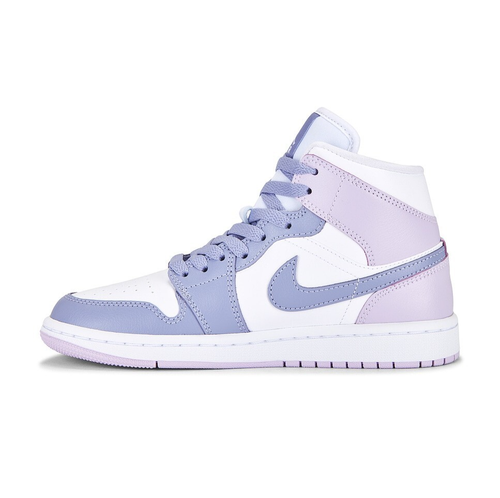 Nike Air Jordan 1 Mid Indigo Haze Doll White BQ6472-510 Women's Size
