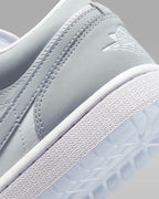 Nike WMNS Air Jordan 1 Low "White/Aluminum/Wolf Gray" DC0774-105 [US 5-12]