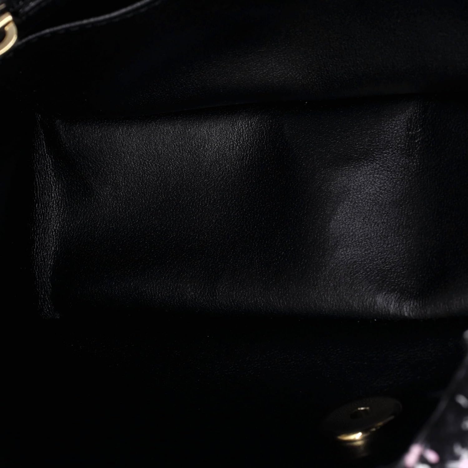 Chanel, Classic Single Flap Bag Quilted Tweed and Sequins Mini, Black