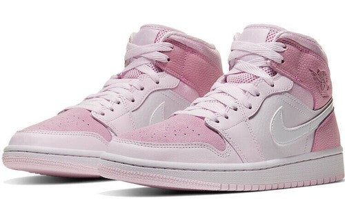 Nike WMNS Air Jordan 1 Mid Digital "Pink/White-Pink Form-Sail" CW5379-600