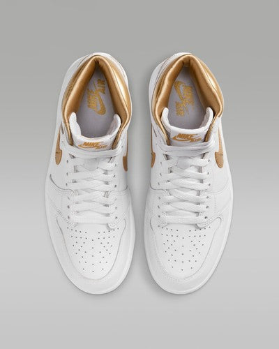 Nike WMNS Air Jordan 1 Retro High OG "White and Gold" FD2596-107 [US 5-12]