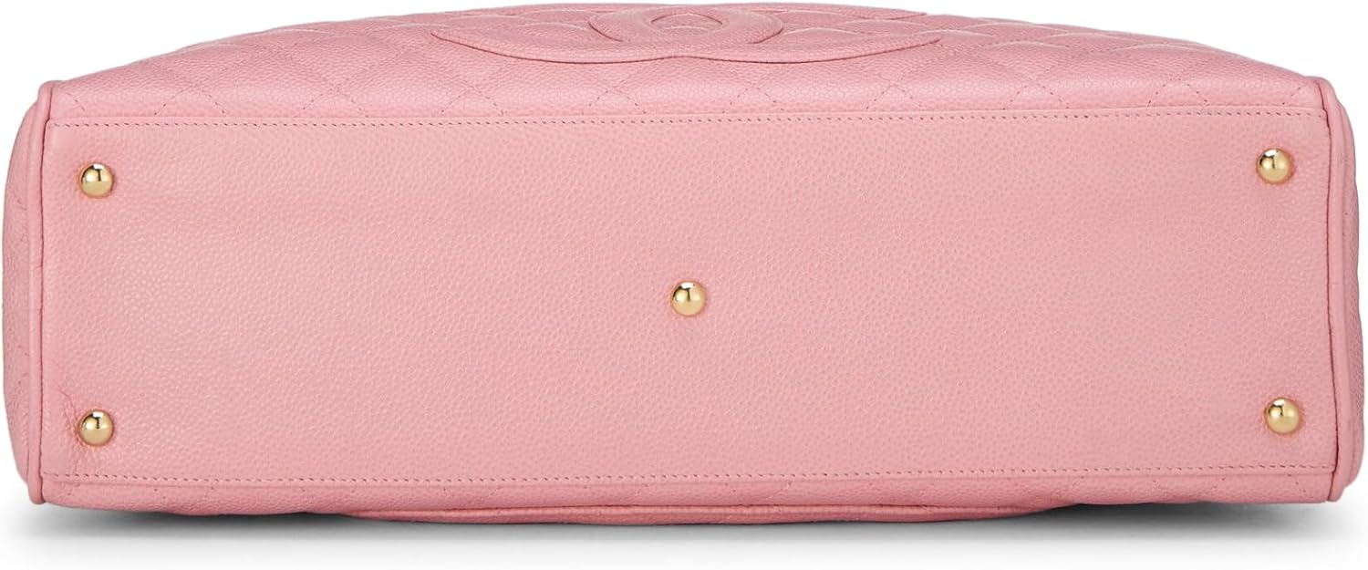 Chanel, Pink Quilted Caviar Bowler Medium, Pink