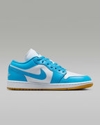 Nike WMNS Air Jordan 1 Low "White/Dark Powder Blue" DC0774-104 [US 5-12]
