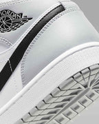 Nike Air Jordan 1 Mid "Light Smoke Grey/White/Black" 554724-092 [US 7-14]